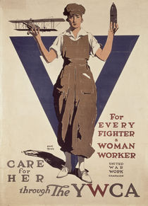 For Every Fighter a Woman Worker von Adolph Treidler