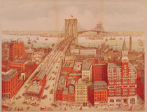 Brooklyn Bridge, c.1883 von R. Schwarz