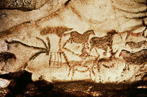Horses and deer from the Caves at Altamira by Prehistoric