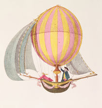 Design for a dirigible, French by French School
