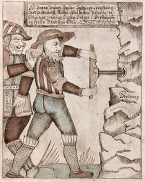 The giant Baugi, persuaded by Odin by Icelandic School