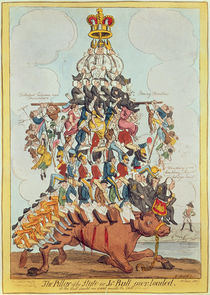 The Pillar of the State, or John Bull Overloaded von Henry Heath