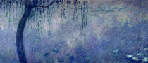 Waterlilies: Two Weeping Willows by Claude Monet