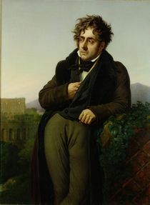 Portrait of Francois Rene Vicomte de Chateaubriand von Anne Louis Girodet de Roucy-Trioson