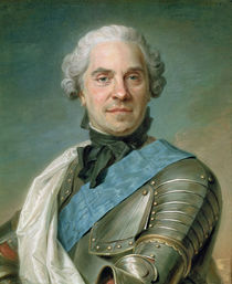 Portrait of Maurice Comte de Saxe by Maurice Quentin de la Tour