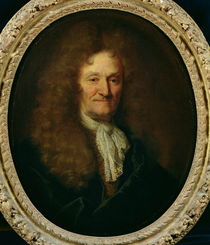 Portrait of Jean de La Fontaine von Nicolas de Largilliere