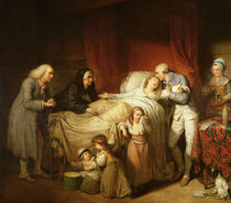 The Last Moments of the Beloved Wife von Pierre Alexandre Wille
