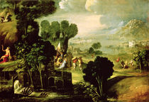 Landscape with Saints, 1520-30 von Dosso Dossi