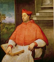 Portrait of Cardinal A. Pallavicini by Sebastiano del Piombo