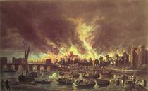 The Great Fire of London, 1666 by Lieve Verschuier