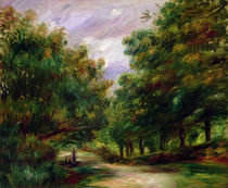 The road near Cagnes, 1905 von Pierre-Auguste Renoir