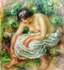 The toilet after the bath, 1915 by Pierre-Auguste Renoir