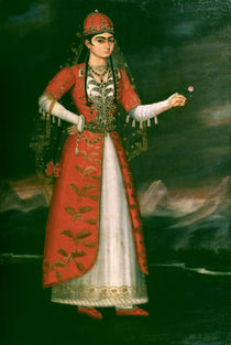 Portrait of Nino Eristavi, Iranian, 1829 by Iranian School