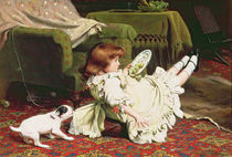 Time to Play, 1886 by Charles Burton Barber