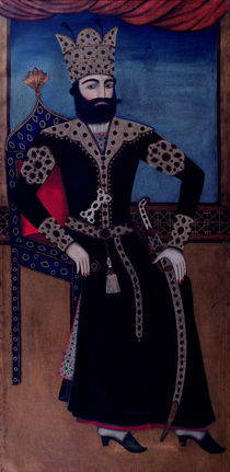 Portrait of Fath-Ali, Shah of Iran von Iranian School