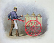 The Ice Cream Seller, 1895 von Gustav Zafaurek