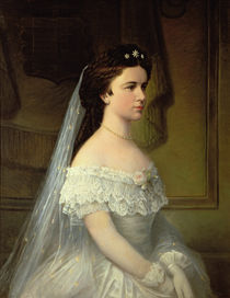Elizabeth of Bavaria , Empress of Austria by Austrian School