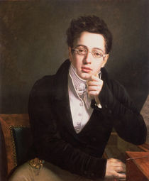 Portrait of Franz Schubert by Austrian School