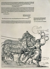 Triumphal Chariot of Emperor Maximilian I by Albrecht Dürer