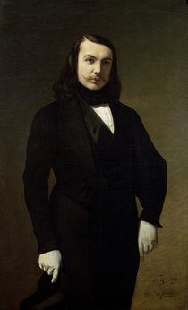 Portrait of Theophile Gautier by Auguste de Chatillon