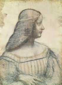 Portrait of Isabella d'Este by Leonardo Da Vinci