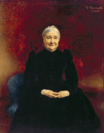 Madame Bonnat, the artist's mother by Leon Joseph Florentin Bonnat