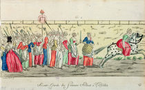 Advanced guard of the women going to Versailles on 5th October 1789 von French School