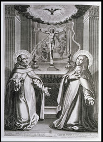 St. John of the Cross and St. Teresa of Avila by French School