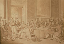 The Congress of Vienna, 1815 von Jean-Baptiste Isabey