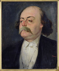 Portrait of Gustave Flaubert 1868-81 von Eugene Giraud
