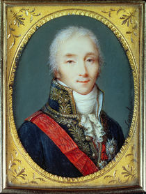 Miniature of Joseph Fouche Duke of Otranto von Jean Baptiste Sambat