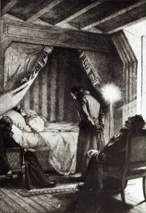 The Death of Emma Bovary from 'Madame Bovary' by Gustave Flaubert by Alfred Paul Marie Richemont