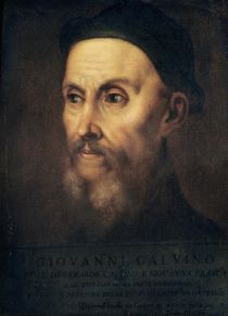 Portrait of John Calvin von Titian