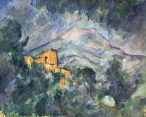 Montagne Sainte-Victoire and the Black Chateau by Paul Cezanne