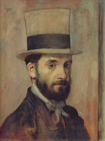 Portrait of Leon Bonnat c.1863 by Edgar Degas