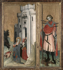 St. Andrew Chasing Demons from the Town of Nicaea and St. Sebastian by French School