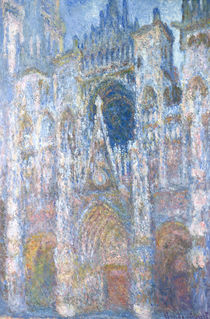 Rouen Cathedral, Blue Harmony by Claude Monet