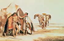 Patagonian Indians, engraved by Emile Lassalle by A. & Lassalle, E. D'Orbigny