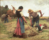 Haymaking, 1880 von Julien Dupre