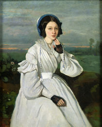 Portrait of Louise Claire Sennegon von Jean Baptiste Camille Corot