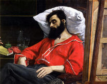 The Convalescent, or The Wounded Man von Charles Emile Auguste Carolus-Duran