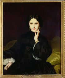 Portrait of Jeanne de Tourbay 1862 von Eugene Emmanuel Amaury-Duval