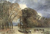 The Flood at Saint-Cloud, 1855 by Paul Huet
