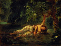 The Death of Ophelia, 1844 von Ferdinand Victor Eugene Delacroix