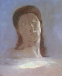 The Closed Eyes, 1890 by Odilon Redon
