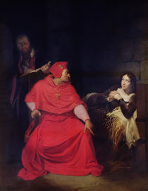 Joan of Arc and the Cardinal of Winchester in 1431 by Hippolyte Delaroche