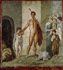 Theseus freeing children from the Minotaur von Roman