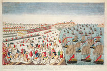 The Battle of Yorktown, 19th October 1781 by French School