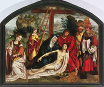 Descent from the Cross by Spanish School