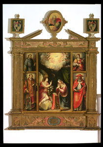 The Annunciation, 1581 von Spanish School
